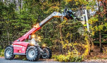 Tree trimming circular saw for forklift truck full