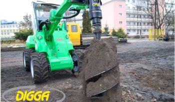 Ямобур Digga для міні-навантажувача від 0,7 до 5 тонн full