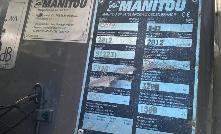 Manitou MT 732 full