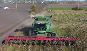 Dominoni Free Sun GF 760 rowless sunflower harvester full