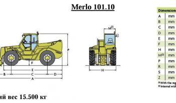 Merlo P101.10 HM full