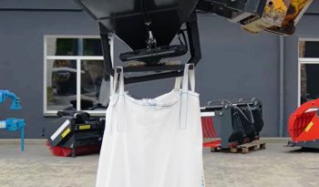 Big-Bag Fülleimer 2,3 m³ mit Wiegesystem voll