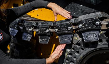 Caterpillar-Raupen für Radlader voll